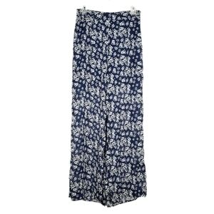 AFTER MARKET boutique wide leg chiffon floral pants NWT summer lightweight